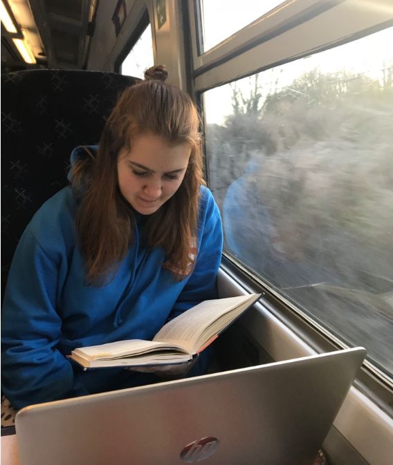 Image may contain: Girl, Female, Reading, Human, Person