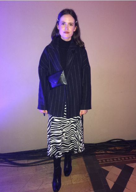 Image may contain: Dress, Woman, Person, Female, Human, Skirt, Clothing, Apparel