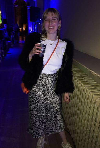 Image may contain: Face, Woman, Dress, Female, Human, Person, Clothing, Apparel