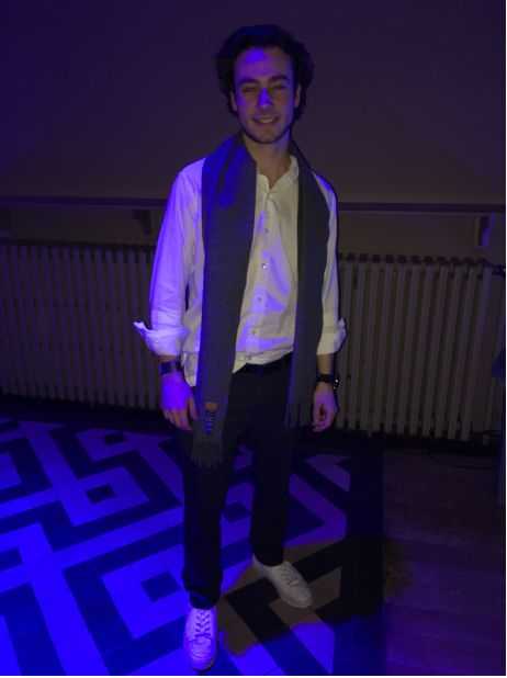 Image may contain: Pants, Long Sleeve, Human, Person, Sleeve, Apparel, Clothing