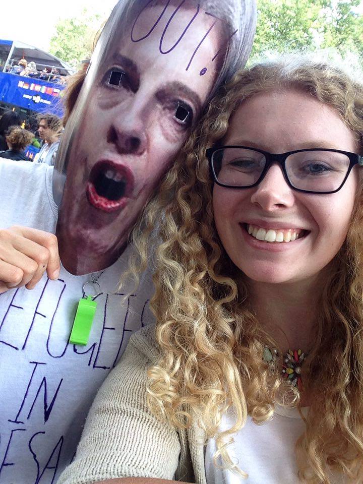 My selfie with Theresa May