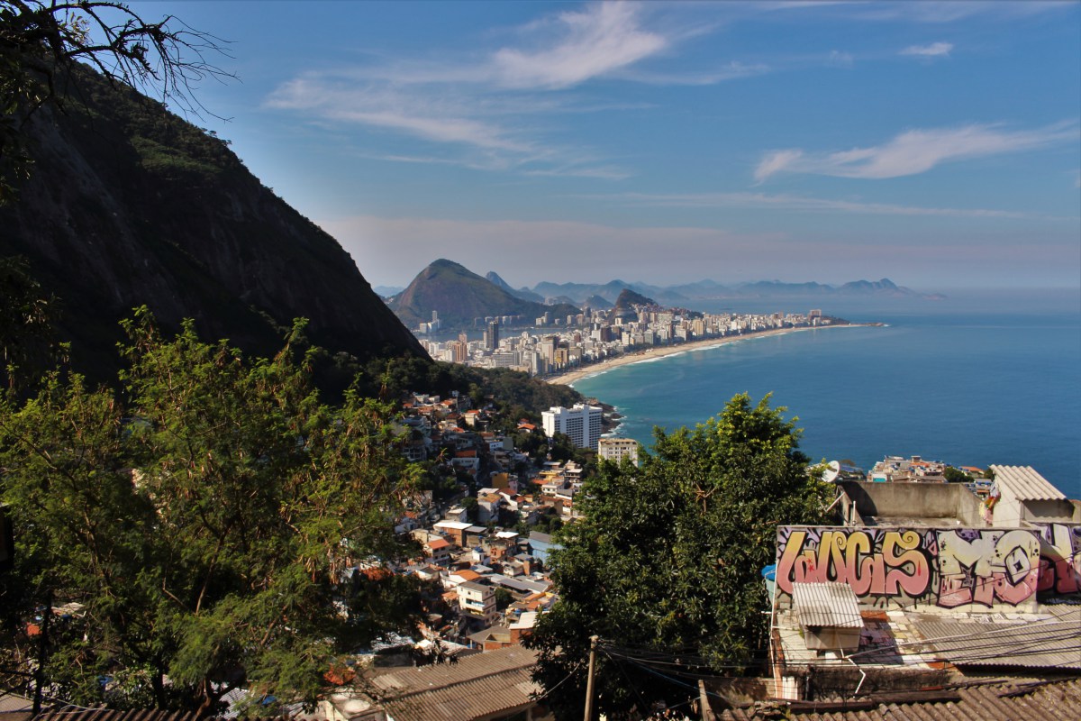 The view of Ipanema beach from Vidigal