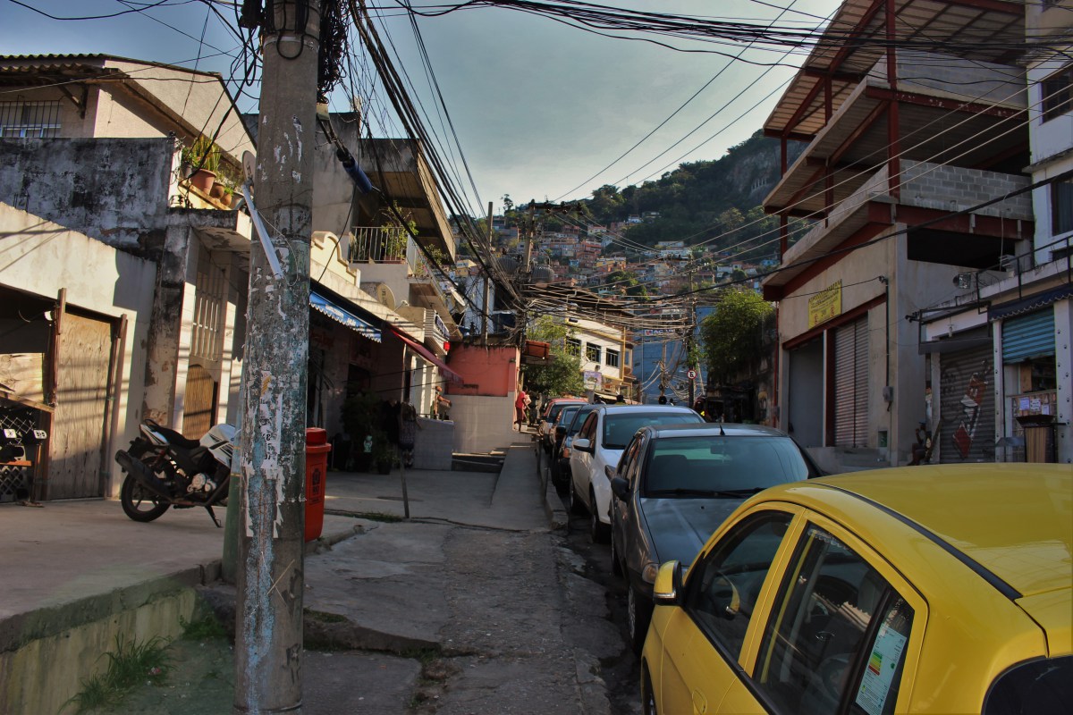 The streets of Vidigal