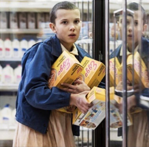 I'll have three Jagers and a box of Eggos and you can shut your mouth