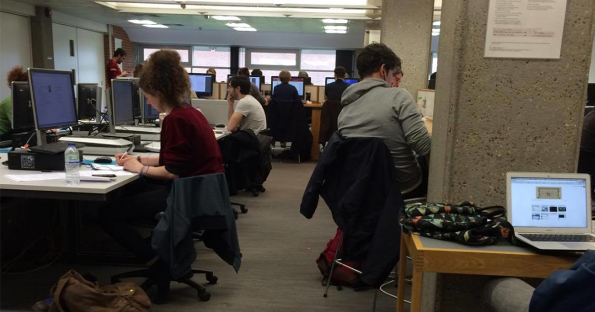 Working hard, hardly working