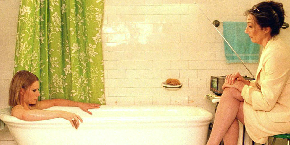 Hot blonde babe taking a bath #6