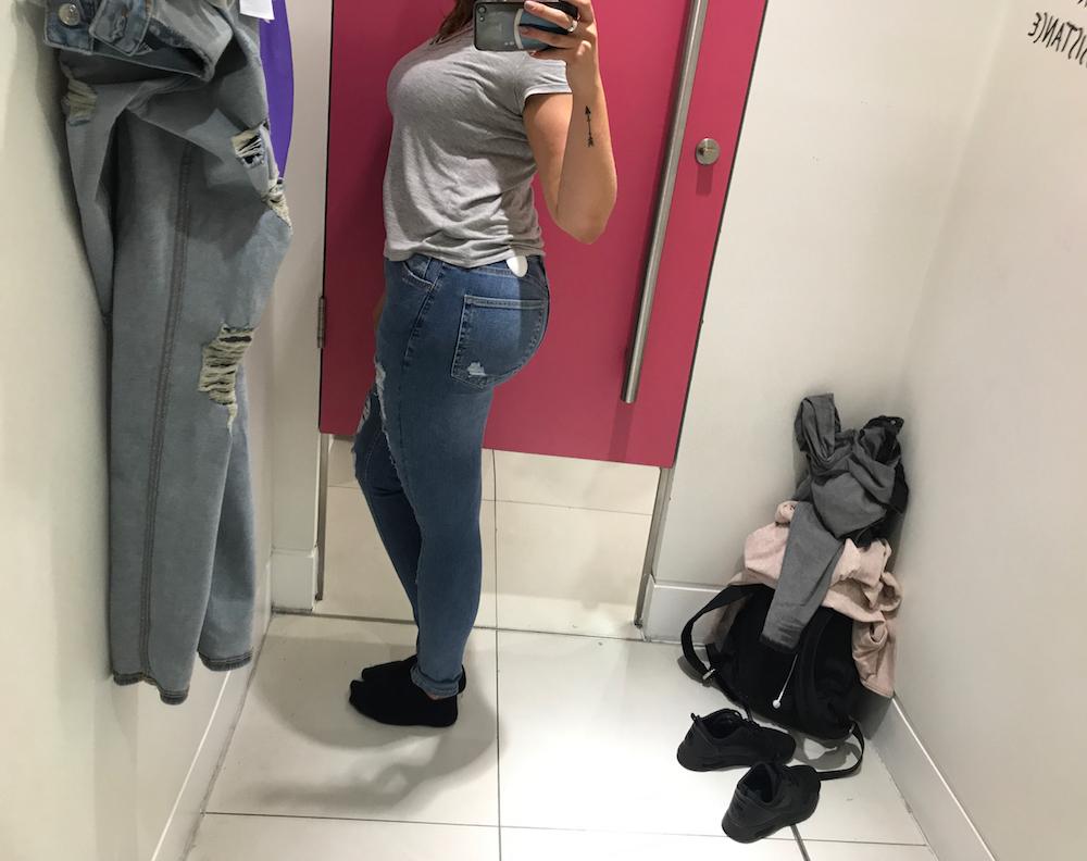 jeans for small waist big bum