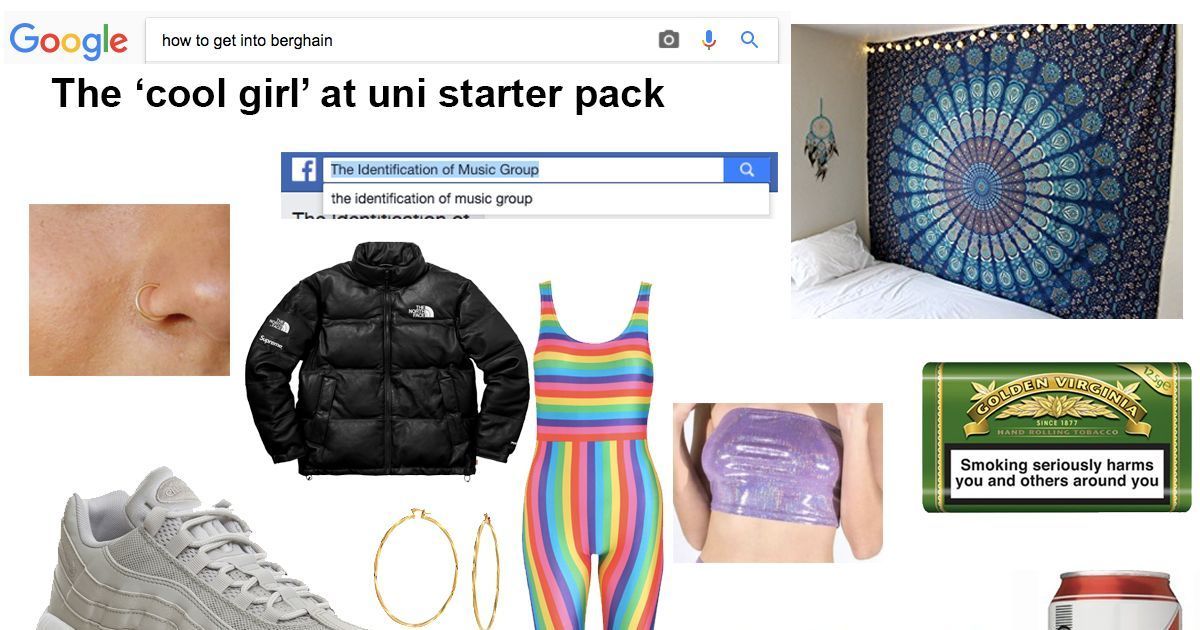 Which one of these uni girl starter packs accurately reflects your life?