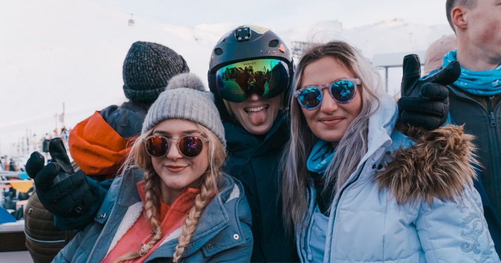 Image may contain: Hat, Cap, Head, Glasses, Goggles, Hood, Face, Jacket, Coat, Helmet, Human, Person, Accessories, Accessory, Sunglasses, Apparel, Clothing