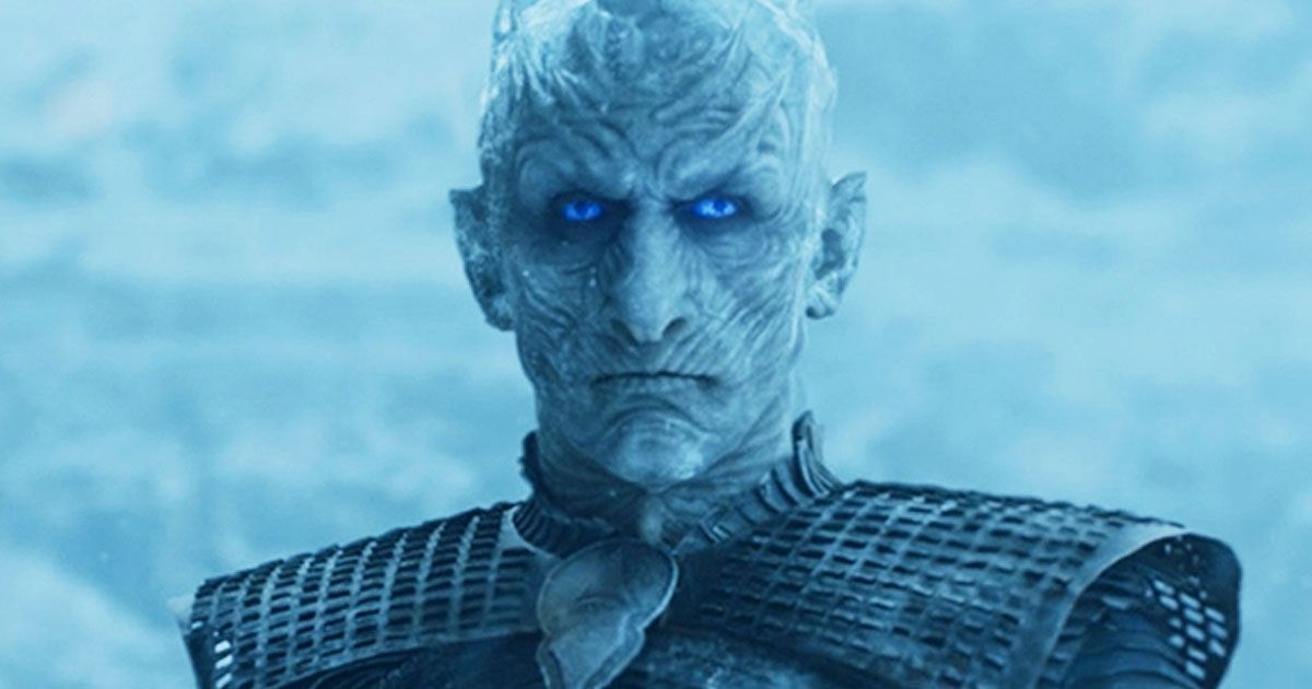 Image may contain: who died in Game of Thrones, Game of Thrones, The Night King, Battle of Winterfell, season 8 episode 3, spoilers, The Long Night, Person, Human, Head, Alien