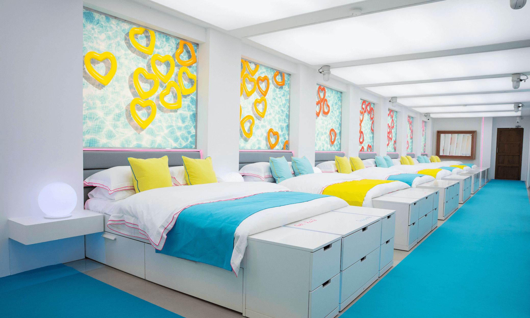 Image may contain: Love Island rules, Love Island, 2019, rules, regulations, producers, book, sex, consent, nudity, broken, Bed, Interior Design, Indoors, Room, Bedroom, Furniture