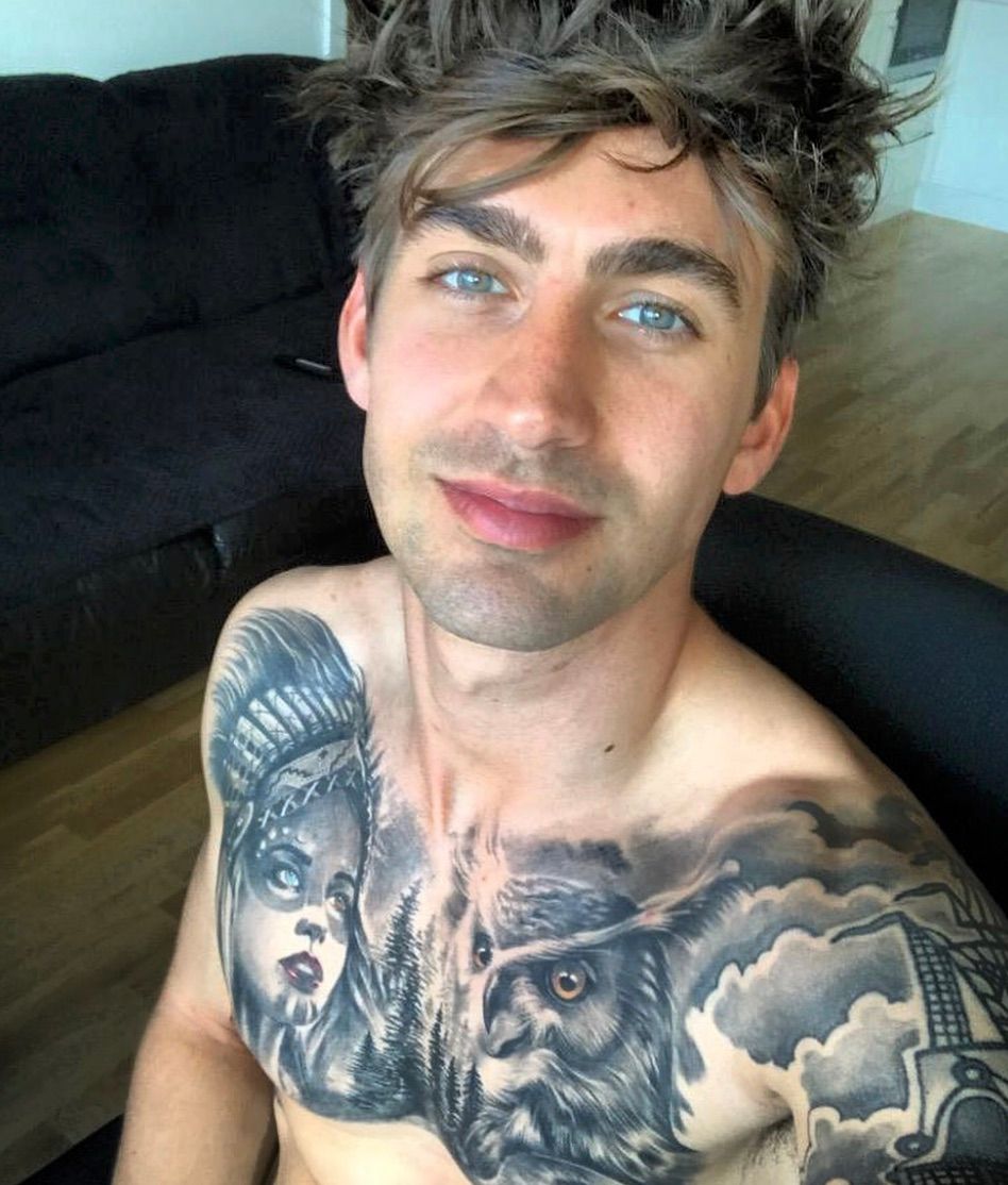 Image may contain: Tattoo, Human, Person, Skin