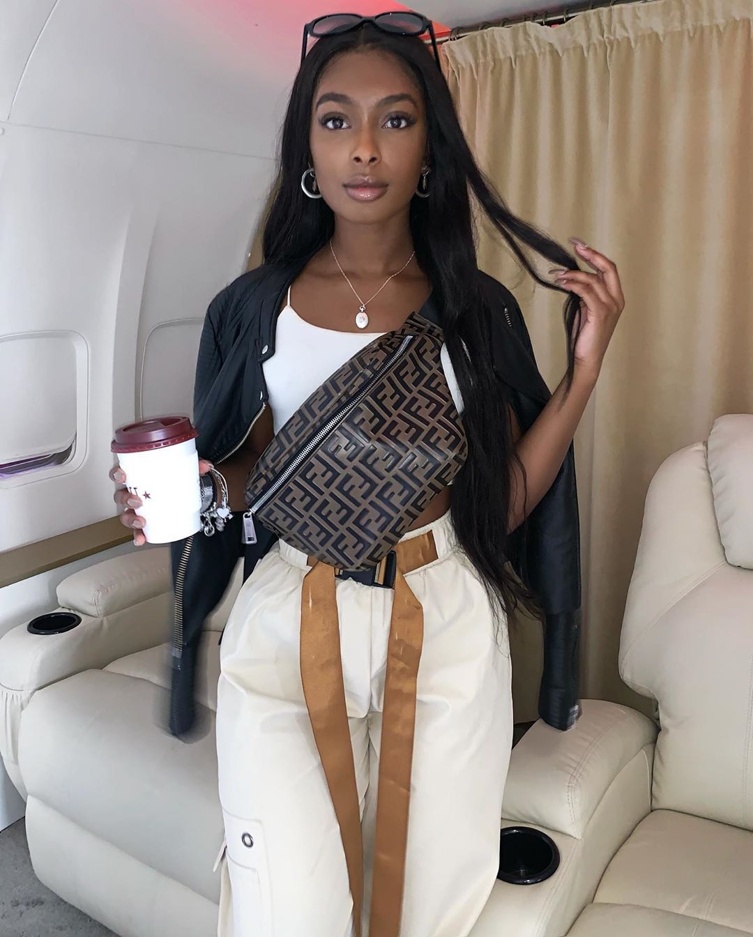 Image may contain: Love Island 2019 contestants, Love Island, 2019, now, job, Instagram, updates, news, latest, series five, Jourdan Riane, Accessory, Accessories, Cushion, Human, Person, Couch, Furniture, Apparel, Clothing