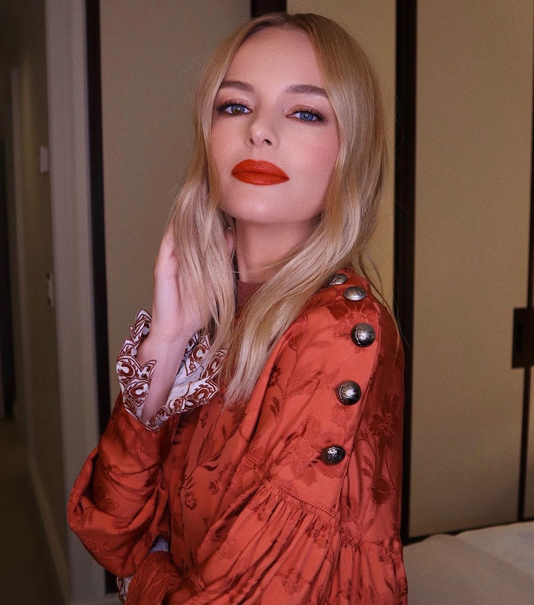 Image may contain: The I-Land cast, The I-Land, island, Netflix, Kate Bosworth, KC, stars, films, tv, series, Instagram, age, job, Evening Dress, Gown, Fashion, Robe, Sleeve, Human, Person, Apparel, Clothing