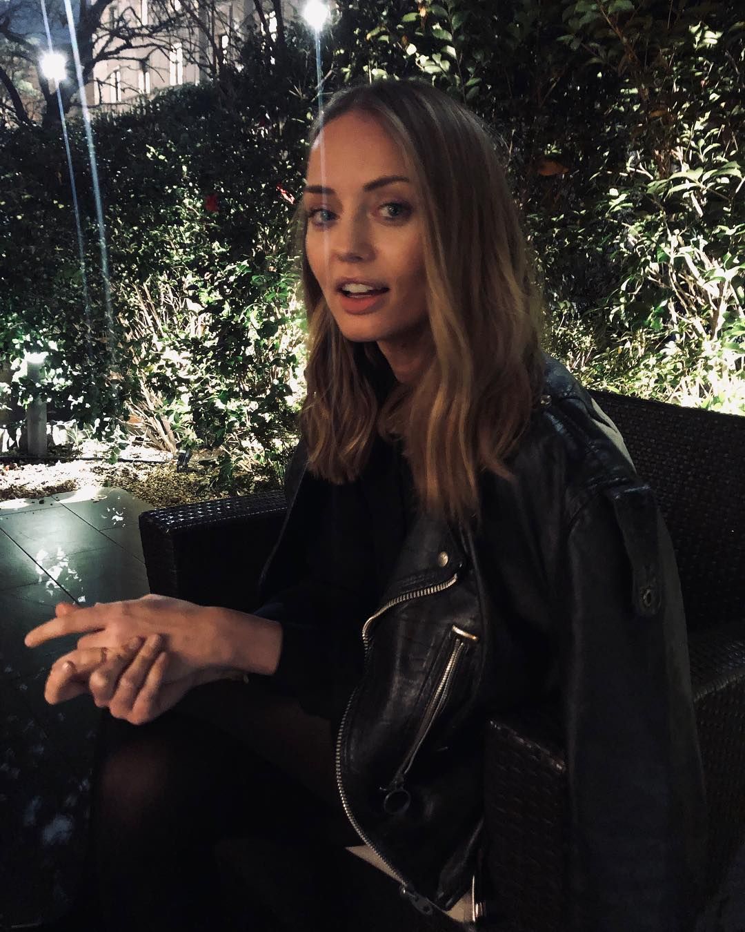 Image may contain: The Capture cast, The Capture, BBC, Laura Haddock, Hannah Roberts, drama, show, new, conspiracy, CCTV, about, plot, Leather Jacket, Human, Person, Coat, Jacket, Clothing, Apparel