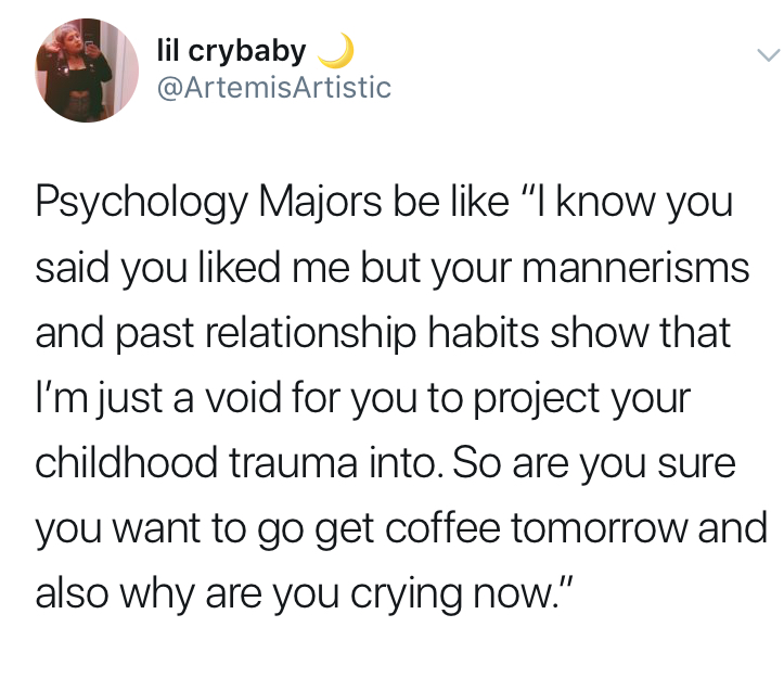 psychology major memes