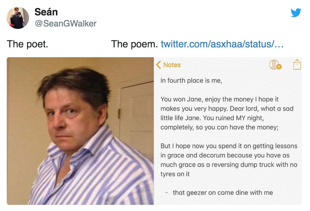 The Poet The Poem Meme Is Hands Down The Funniest Of So Far