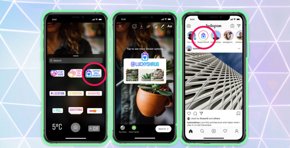 Support local businesses Instagram sticker: What update is and how to use