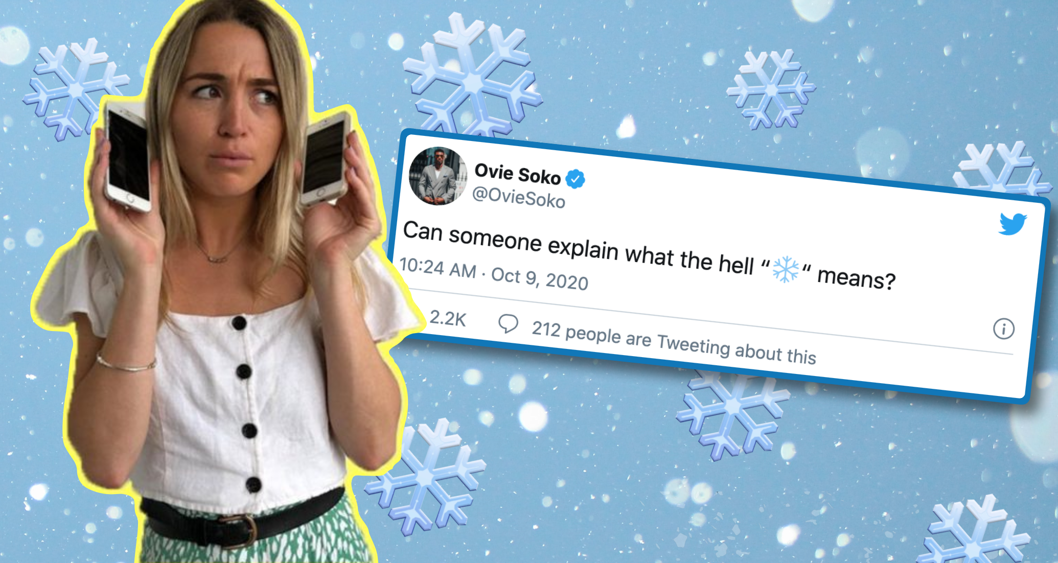 Right Why Is The Snowflake Emoji All Over Twitter Right Now