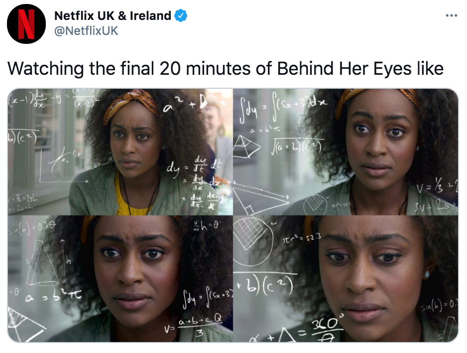 Behind Her Eyes, Netflix, memes, meme, reaction, Twitter, reviews, ending, Louise