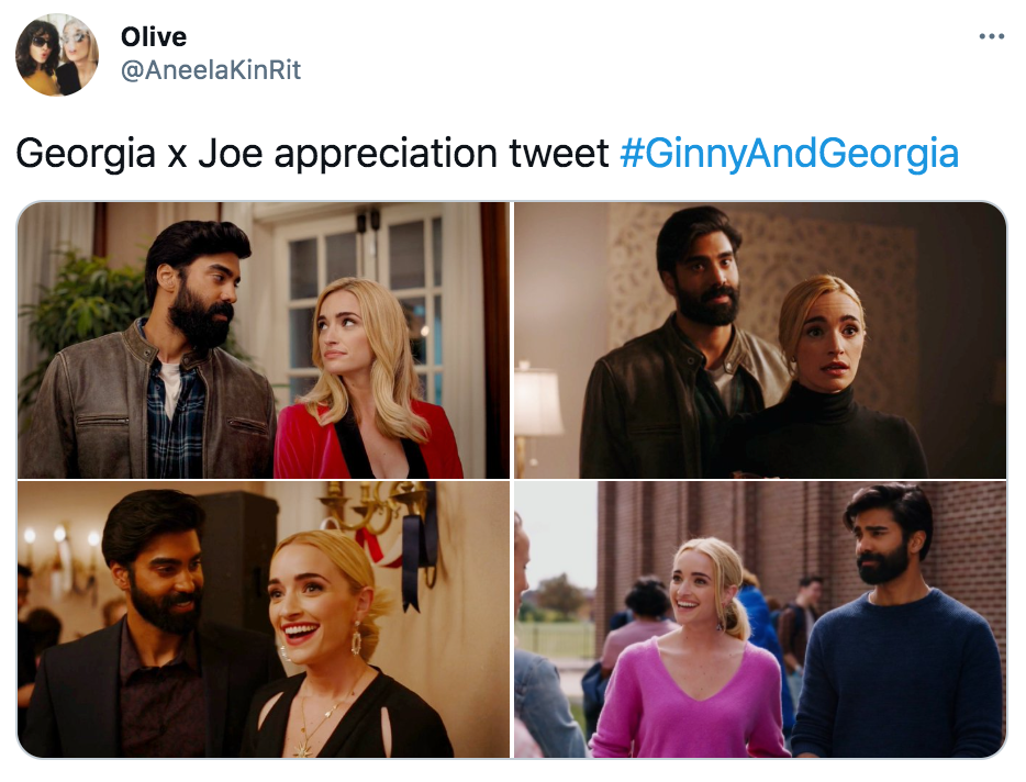 Ginny and Georgia, memes, meme, reaction, Twitter, Netflix, Georgia, Joe