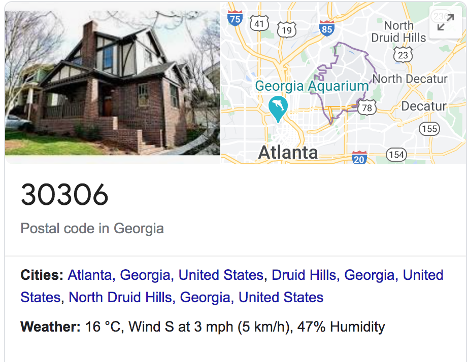 Georgia, code, 30306