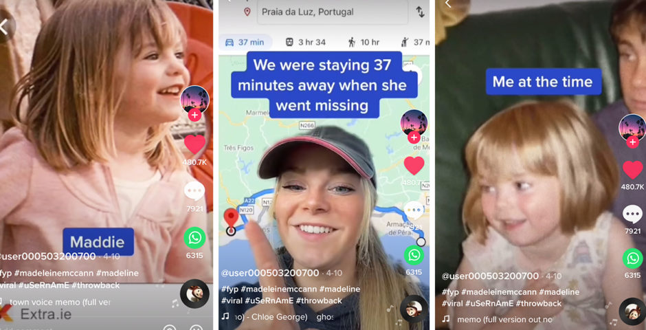 Girl On Tiktok Thinks She Could Be Madeleine Mccann And People Are Mad