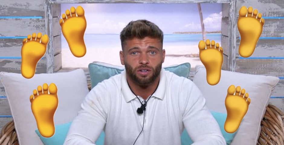 love island foot fetish