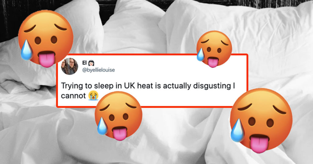how to sleep in the heat