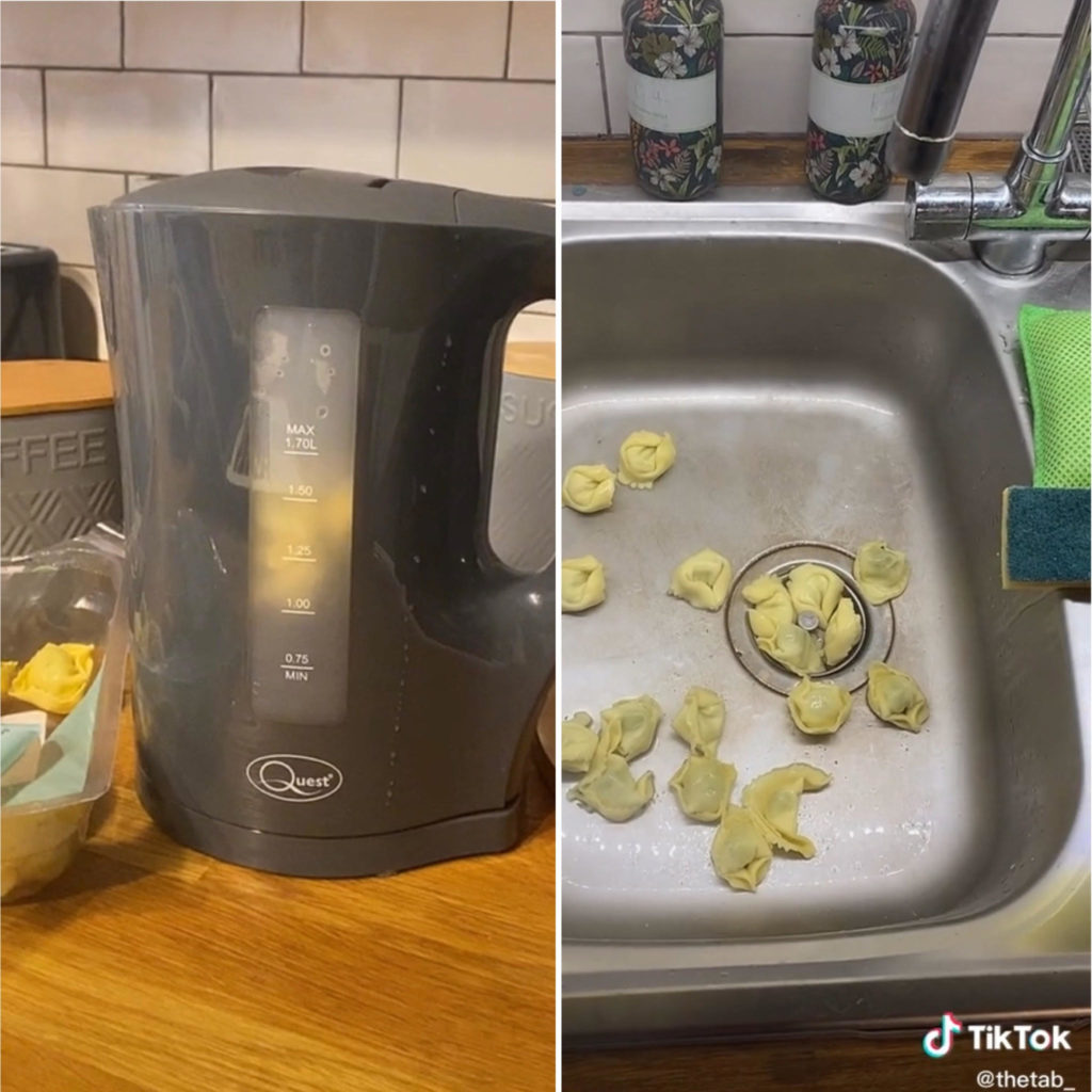 Cooking pasta in a kettle We debunked the TikTok viral lifehack trend