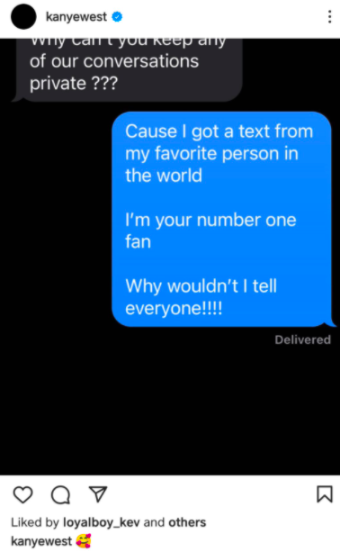 kim kardashian text