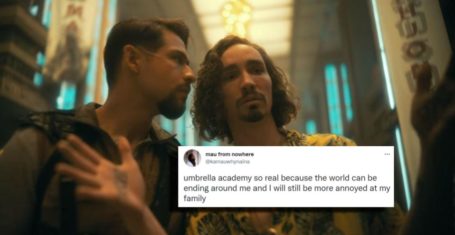 Klaus and Diego in Umbrella Academy season three