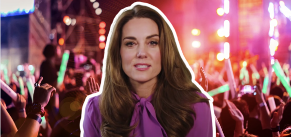Kate Middleton overlayed a festival