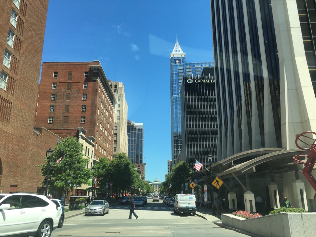 Fayetteville Street home to many of the best restaurants in DTR.