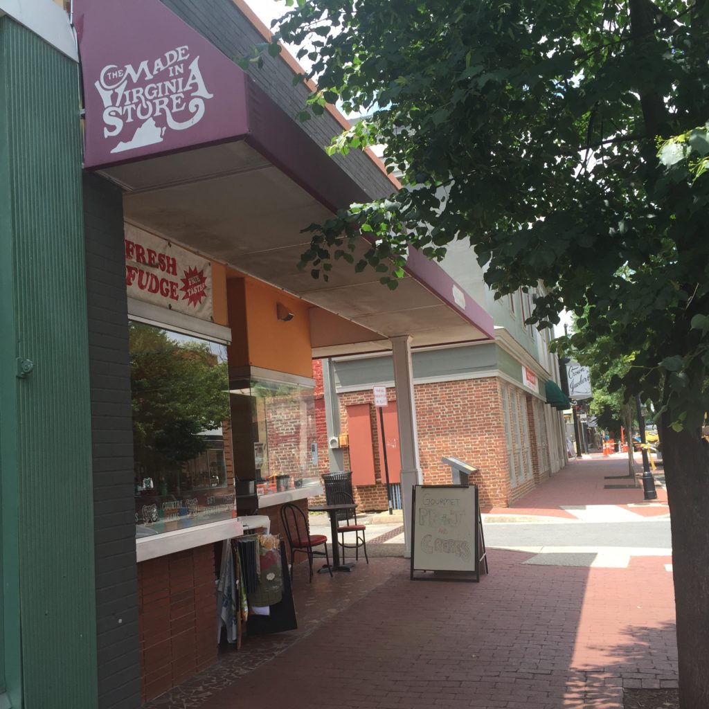 Sprelly's sandwich counter is tucked into the Made in Virginia store on Caroline Street in Fredericksburg, Virginia.