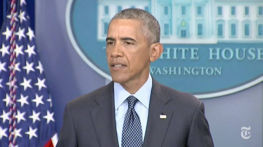 President Barrack Obama address the state of emergency in Orlando, FL. Credit to New York Times