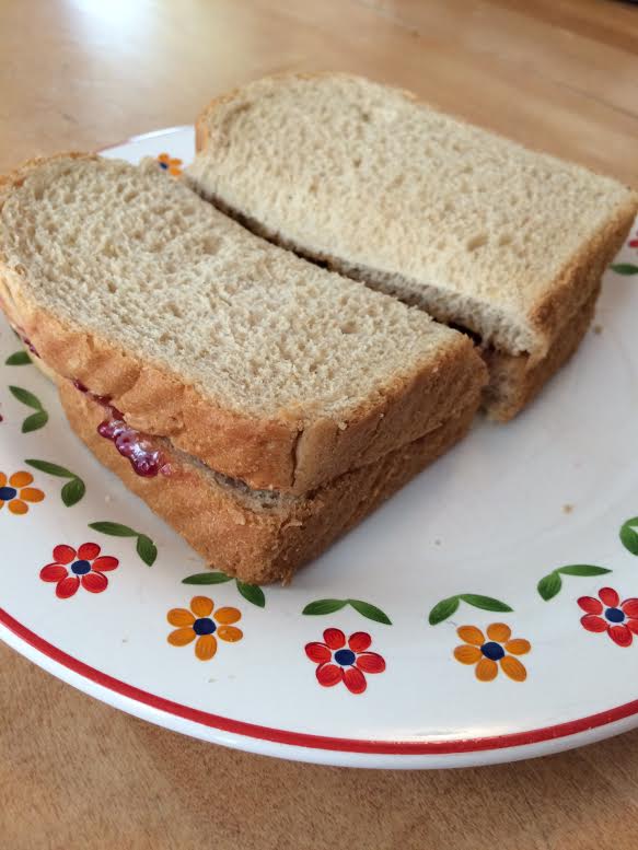 A gourmet pb&j made by yours truly