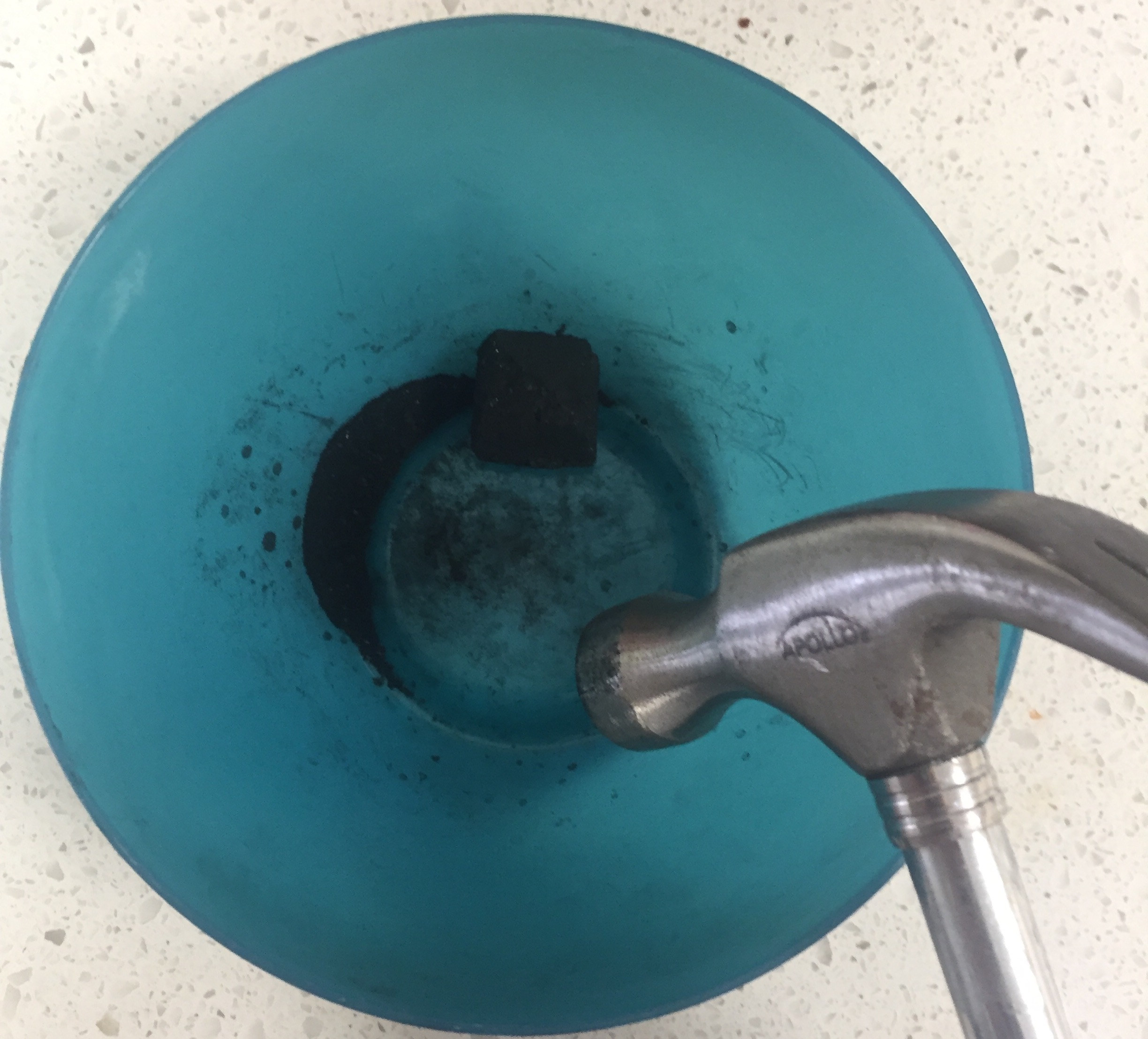 I tried to make nose strips with Elmer's glue and charcoal