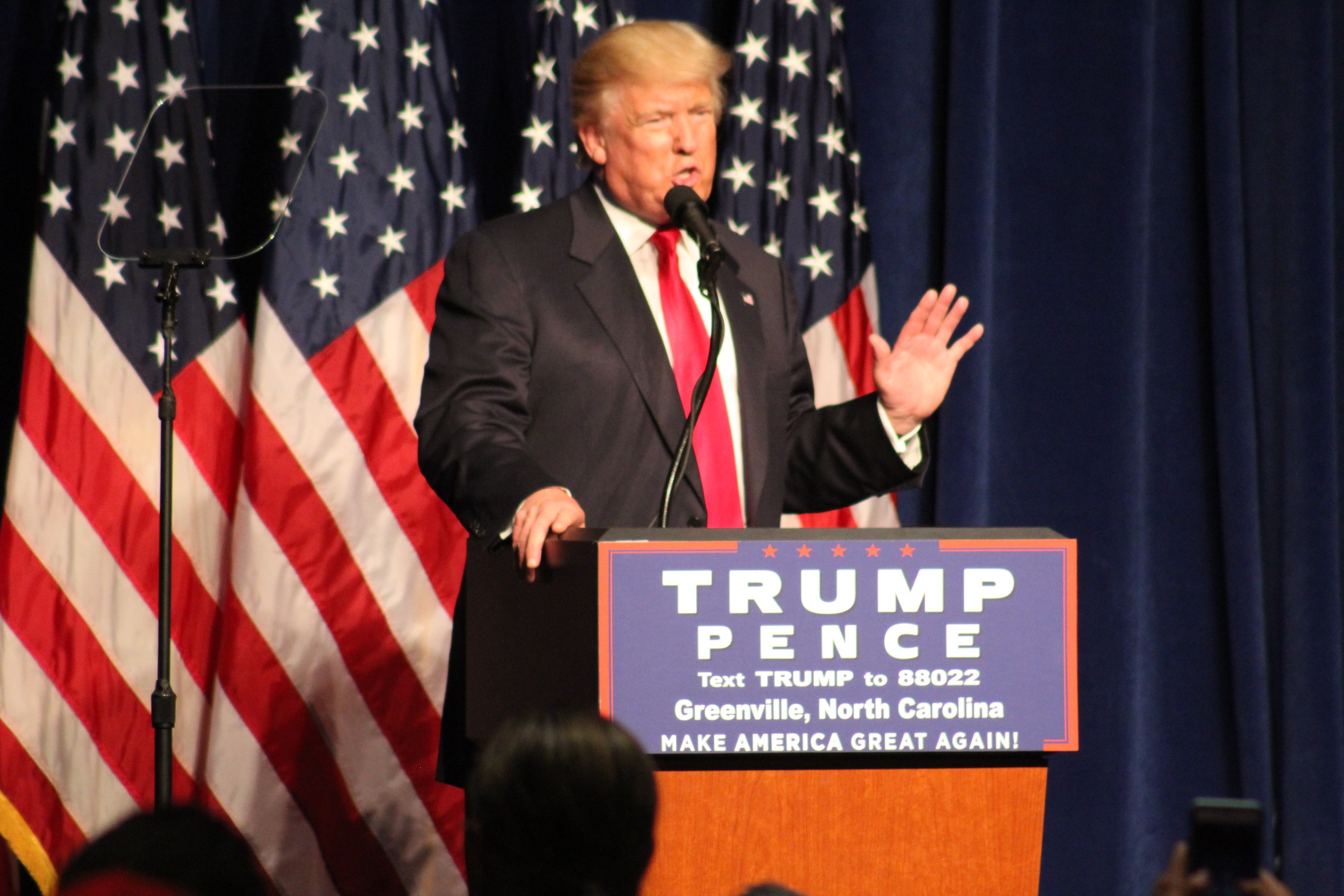 Trump in North Carolina yesterday