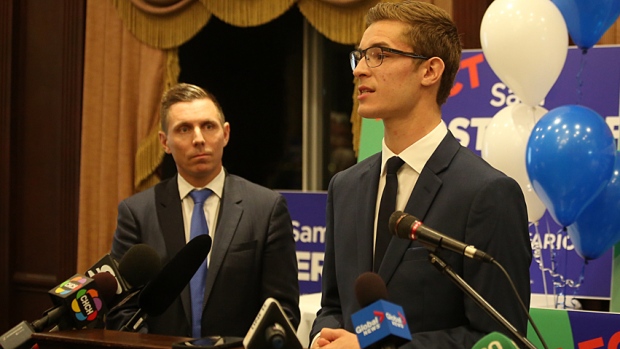 Many speculate that Oosterhoff will be a headache for more progressive leader, Patrick Brown (L)