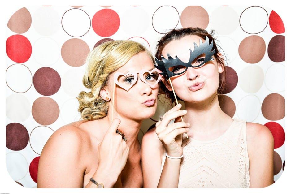 Photo booths are another classic party activity here