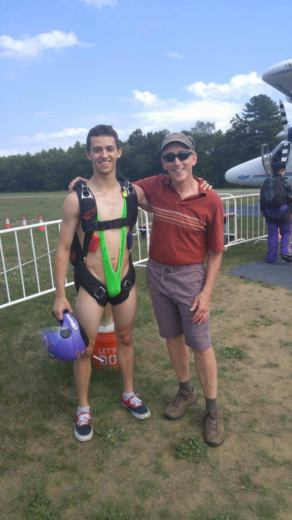 Eddie and his instructor