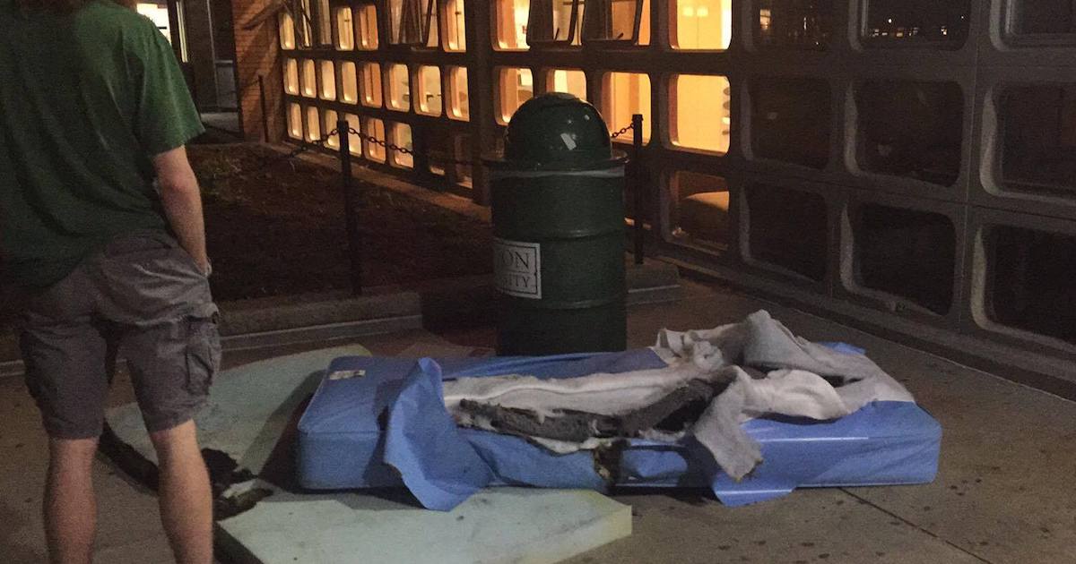 BREAKING Floors in Rich evacuate due to a mattress fire