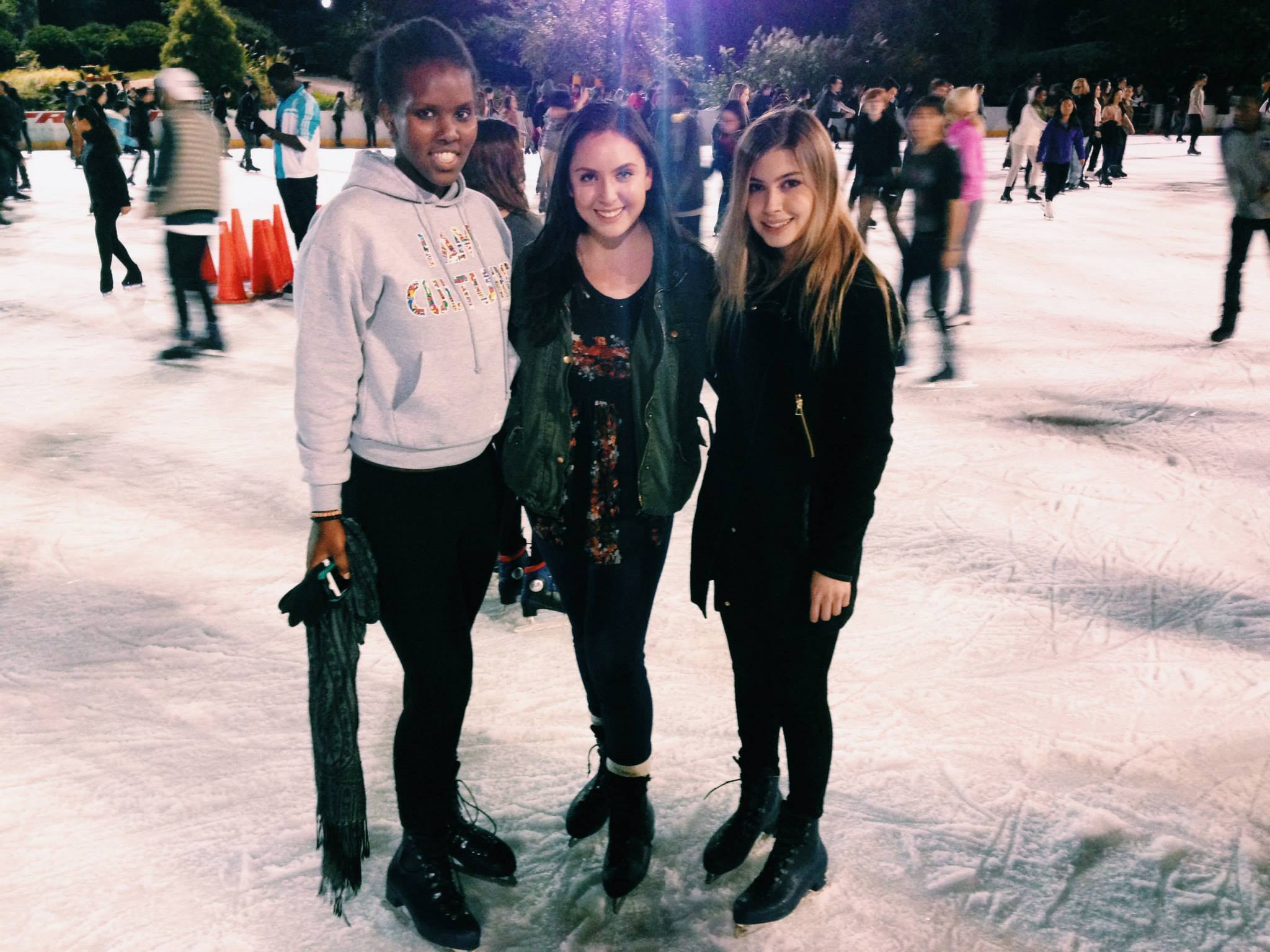 Analisa in the middle of her two "Flurry Parents".