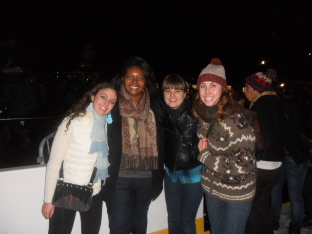 Nicole Brown (second) enjoying Flurry with her friends.