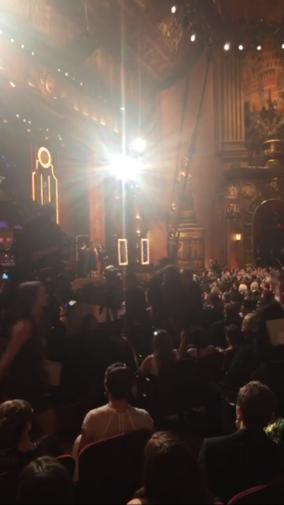 You can't see him but that little thing is Lin-Manuel Miranda