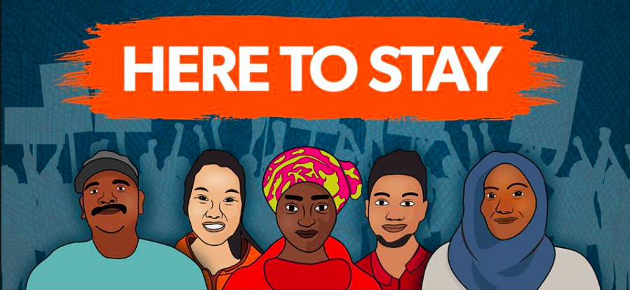 A promotional poster for the rally today