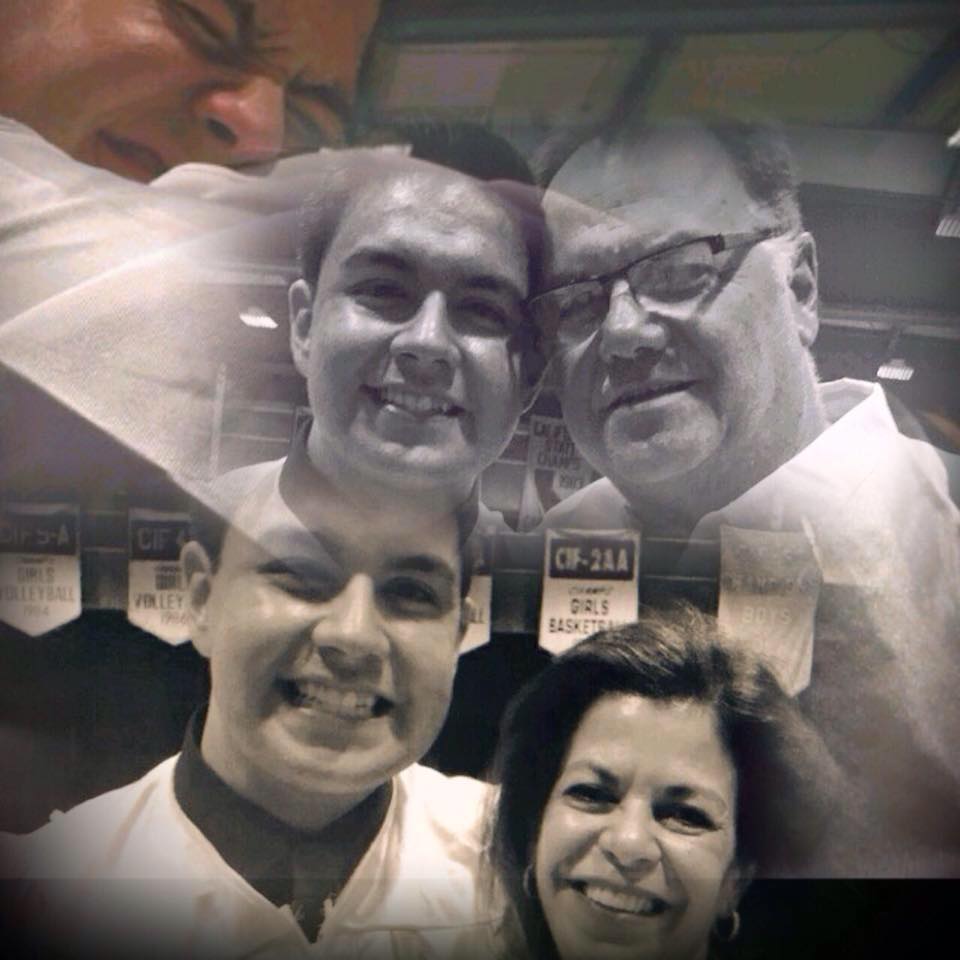 Sam with his parents: Gabriela and Samuel Castro