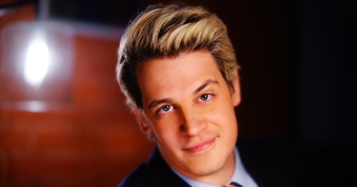 Headshot of Milo Yiannopoulos, the controversial British pundit