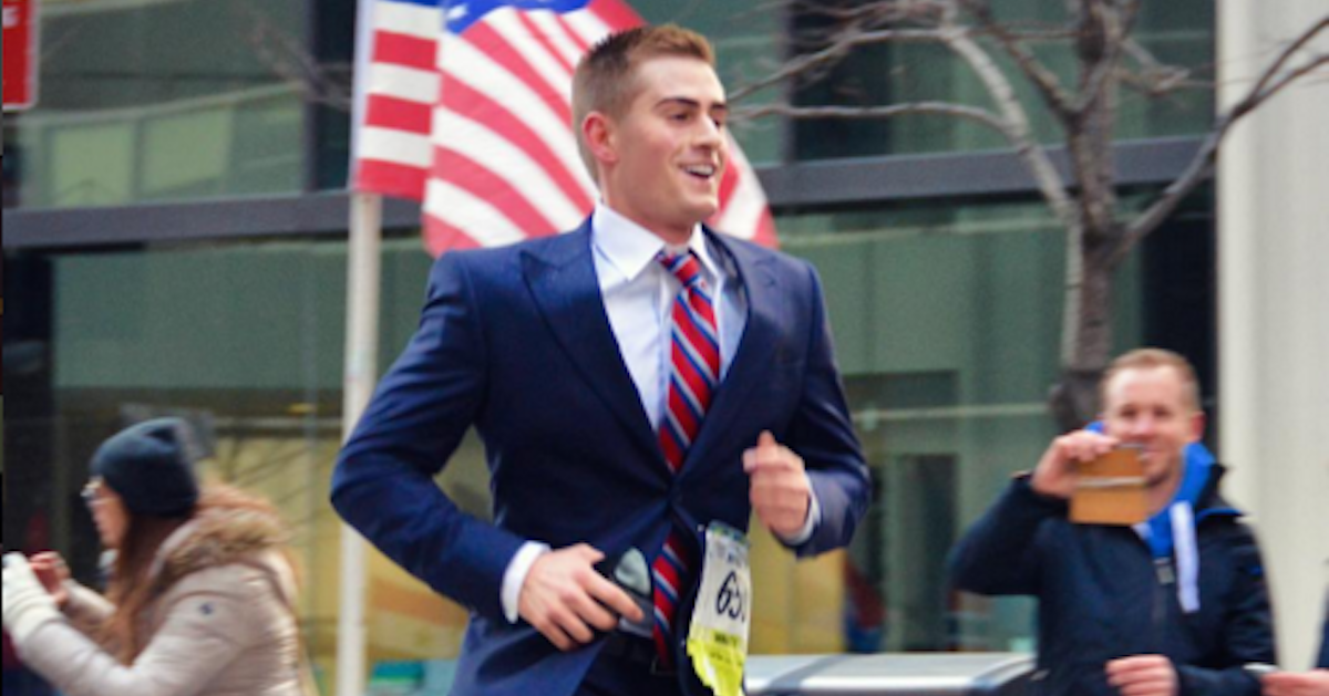 Rex Rattenbury Dartmouth alum Rex Woodbury ran the NYC Half Marathon in a suit